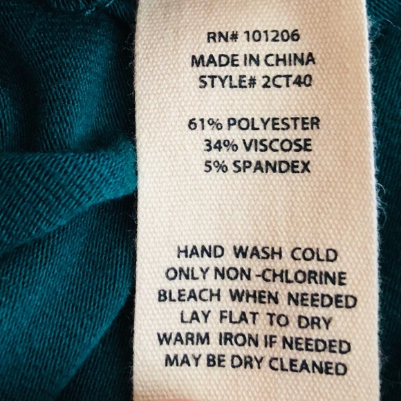 NWT Soft Surroundings Marla Dress Asymmetrical Overlay Soft Knit Artsy | Green - Picture 12 of 14